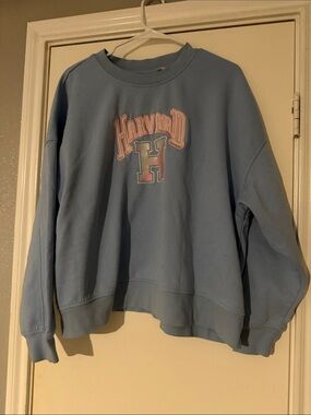 H&M Light Blue Crewneck Sweatshirt